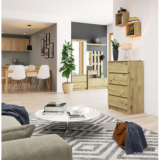 KOMODA K60 4SZ PK DĄB ARTISAN