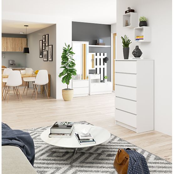 KOMODA K60 5SZ CLP PK BIAŁA