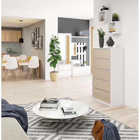 KOMODA K60 5SZ CLP PK CAPPUCCINO POŁYSK