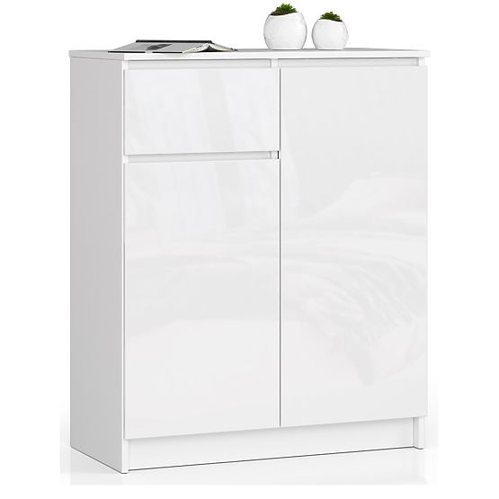 KOMODA K80 2D 1SZ CLP PK BIAŁY POŁYSK