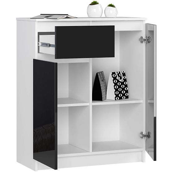 KOMODA K80 2D 1SZ CLP PK CZARNY POŁYSK