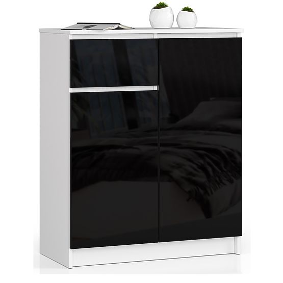 KOMODA K80 2D 1SZ CLP PK CZARNY POŁYSK