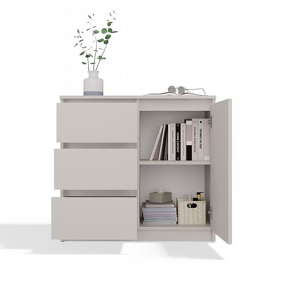 Komoda Malwa 1D3S KASZMIROWY BEŻ