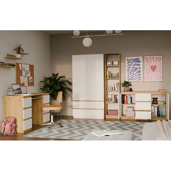 Komoda Malwa 2D3S DĄB ARTISAN BIEL