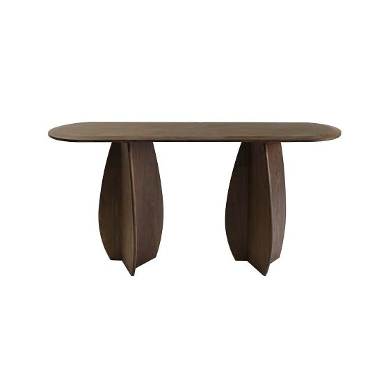 Konsola/biurko Noku 150 cm, ciemny orzech