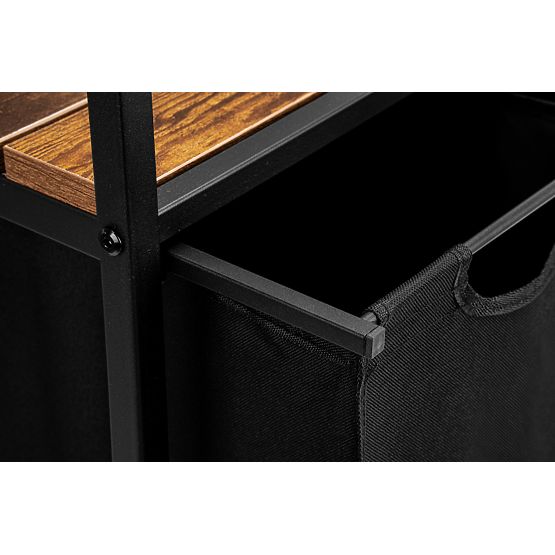 Kosz na pranie z półkami 2 komory MIRUN