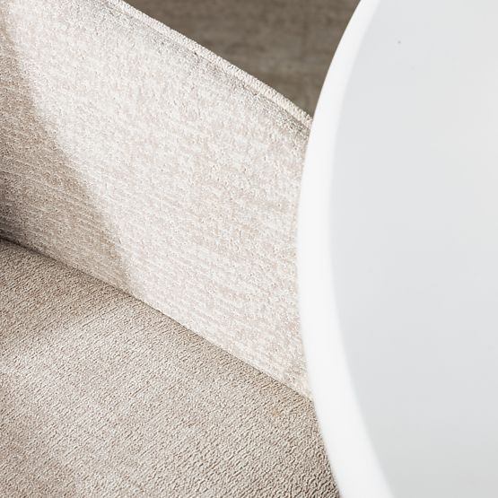 Krzesło do jadalni Berisso, cappuccino/czarne nogi