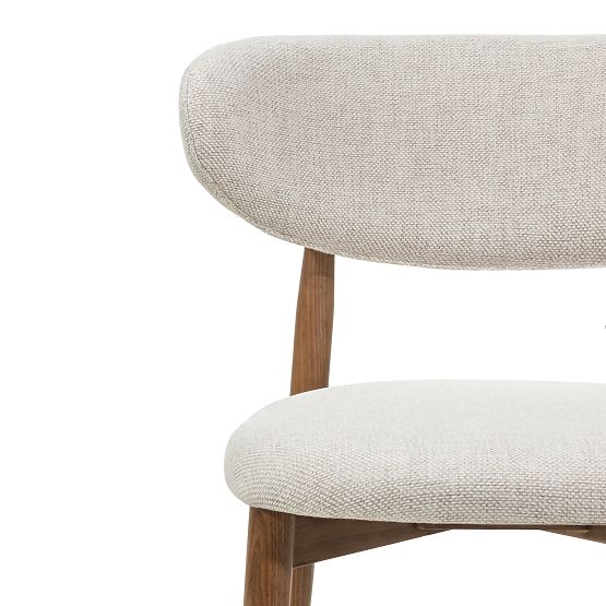 Krzesło do jadalni Larnaca beżowe/brązowe