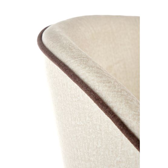 Krzesło do jadalni MARINO - dąb miodowy/kremowy