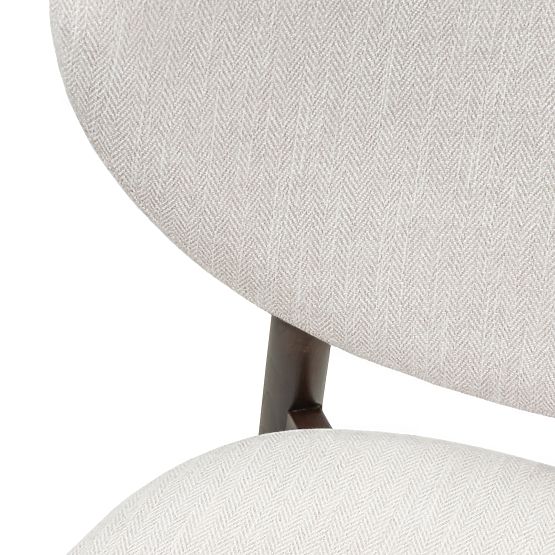 Krzesło jadalniane Domenico beżowe/orzech