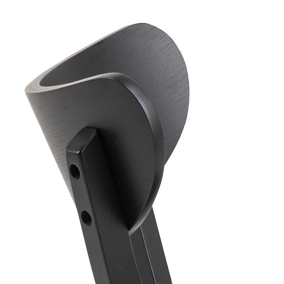 Krzesło jadalniane Roxby czarne