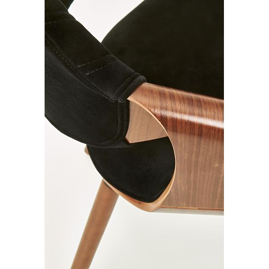 Krzesło K396 orzechowe / czarne (1p=1szt)