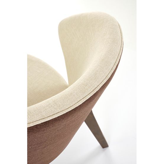 Krzesło K583, orzechowy / brązowy / beżowy (1p=2szt)