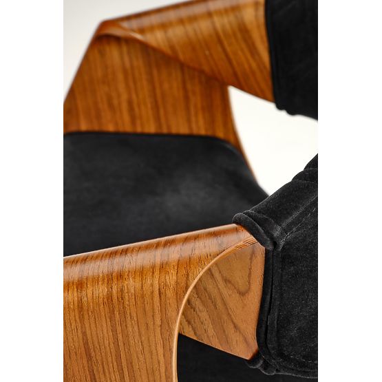 Krzesło K586, orzechowe / czarne (1p=1szt)
