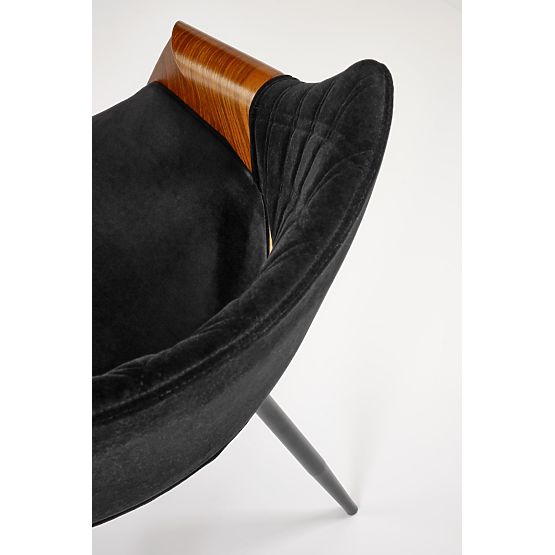 Krzesło K586, orzechowe / czarne (1p=1szt)