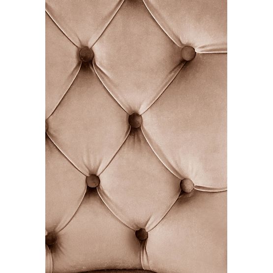 Krzesło MIYA czarne / tapicerka: beżowa (1szt=2szt)