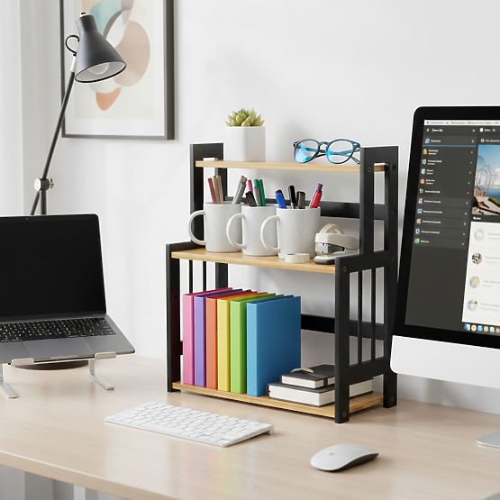 Kuchenny regał na przyprawy CEZAR NATURAL BLACK