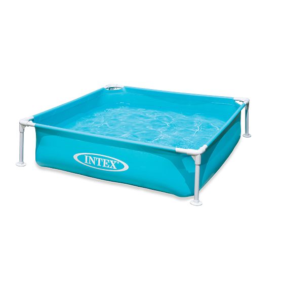 Kwadratowy basen ramowy dla dzieci 122x122x30 cm INTEX 57173
