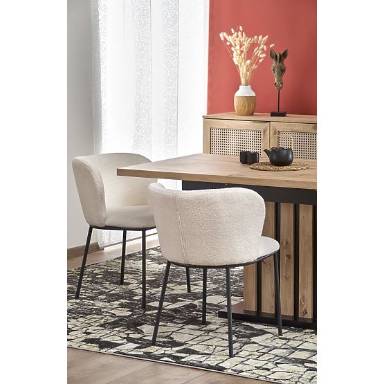 LAMELLO stół rozkładany 160-210/90 cm dąb artisan/czarny