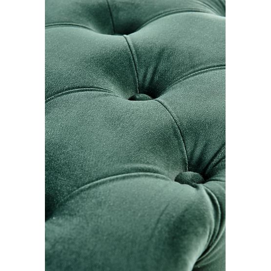 Ławka ATHENA ciemnozielona / złota