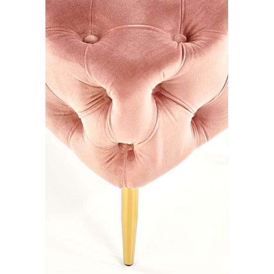 Ławka ATHENA różowa/złota (1p=1szt)