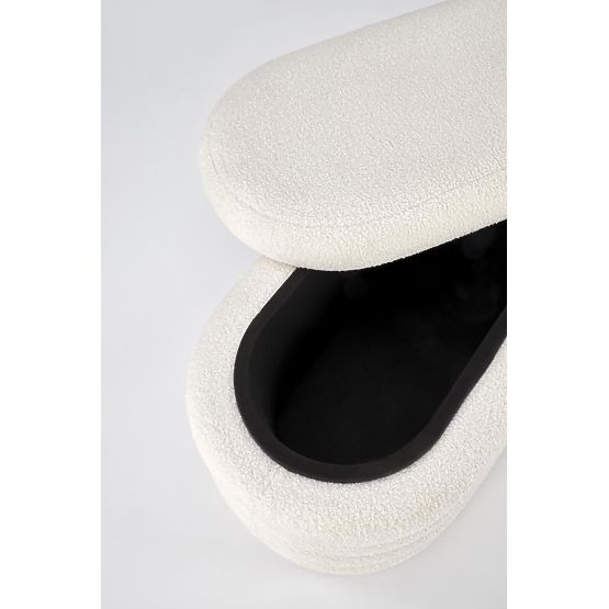 Ławka BLISS z schowkiem, kremowa (1p=1szt)