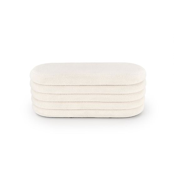 Ławka BLISS z schowkiem, kremowa (1p=1szt)