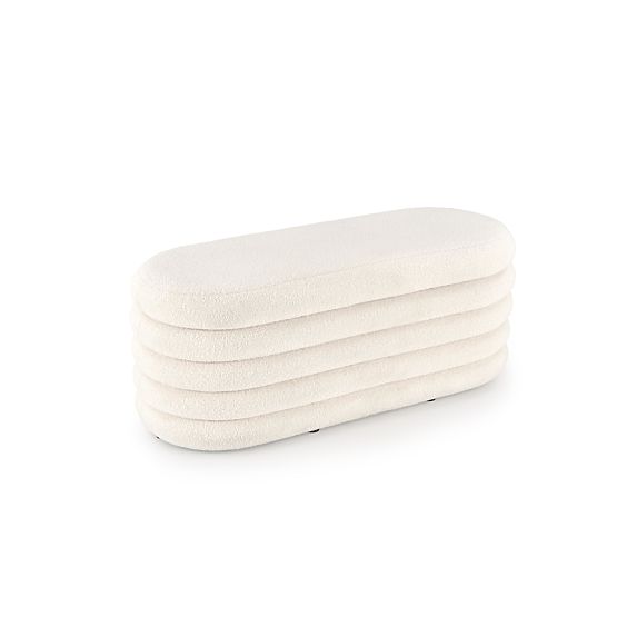 Ławka BLISS z schowkiem, kremowa (1p=1szt)