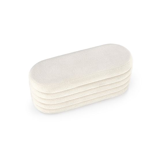 Ławka BLISS z schowkiem, kremowa (1p=1szt)