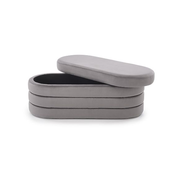 Ławka CALPI z schowkiem, szara (1p=1szt)