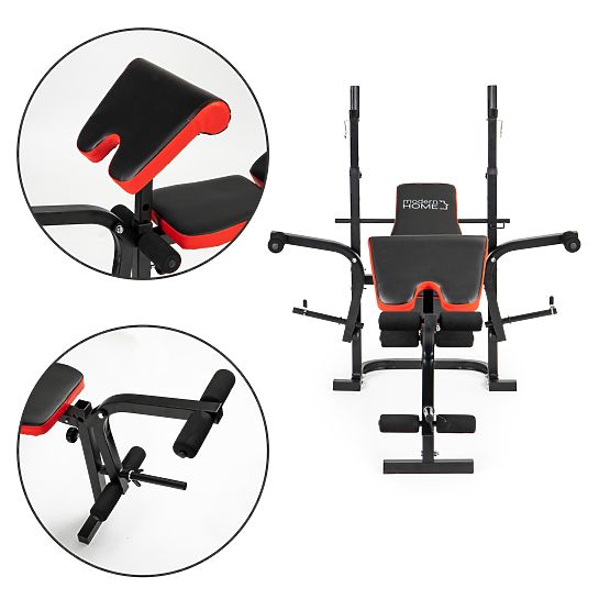 Ławka do ćwiczeń pod sztangę z modlitewnikiem ModernHome