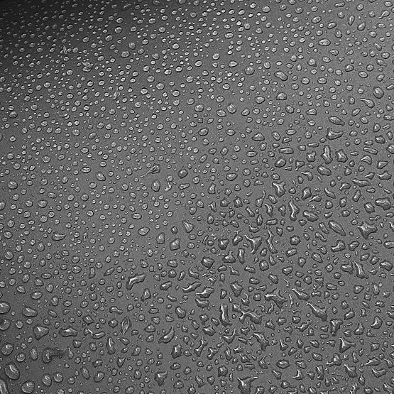 Ławka ogrodowa z technoratanu sofa CORDOBA czarna z szarymi poduszkami