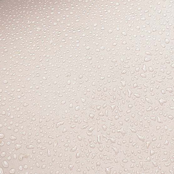 Ławka ogrodowa z technorattanu sofa CORDOBA czarna z beżowymi poduszkami