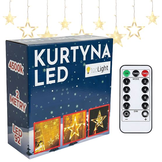 LED Kurtyna z Pilotem GL2004