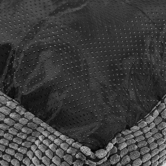 Legowisko z kocykiem M - szare