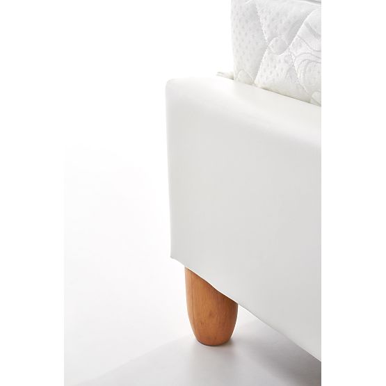 Łóżko tapicerowane 160x200 SANDY - jasnoszary