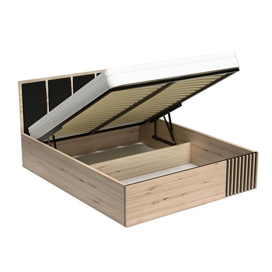 Łóżko CALI 180/200 z listwami C16 artisan