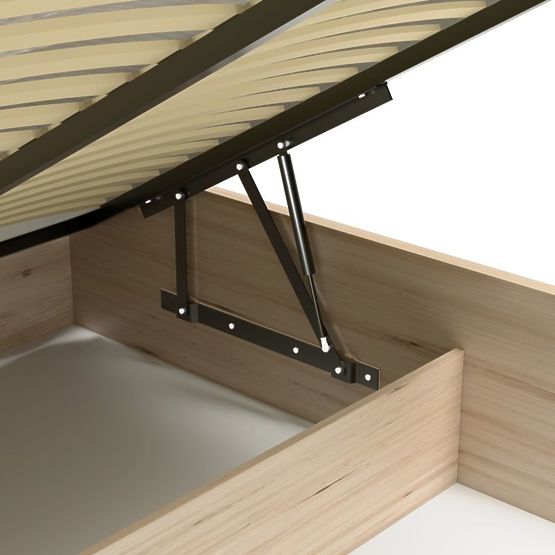 Łóżko CALI 180/200 z listwami C16 artisan