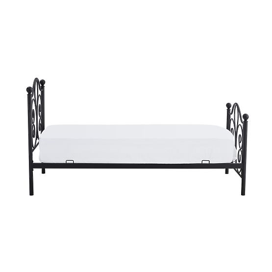 Łóżko metalowe PANAMA 200x90 - czarne