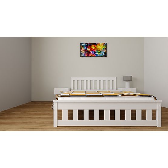 Łóżko małżeńskie Ada 200 x 140 cm - białe