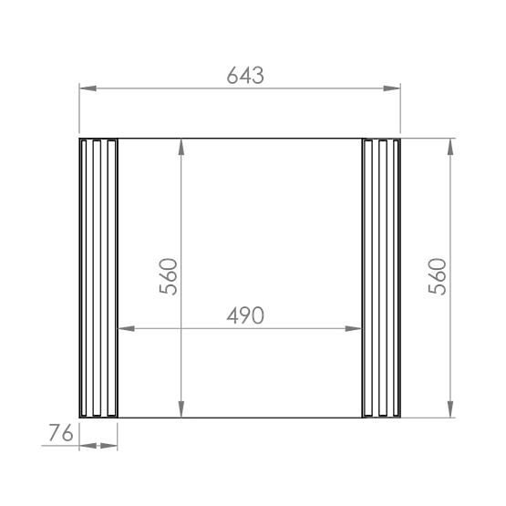 Lustro Sophie - beżowe