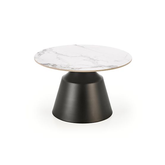 MAGNETA zestaw 2 ław, biały marmur / czarny (2szt=1szt)