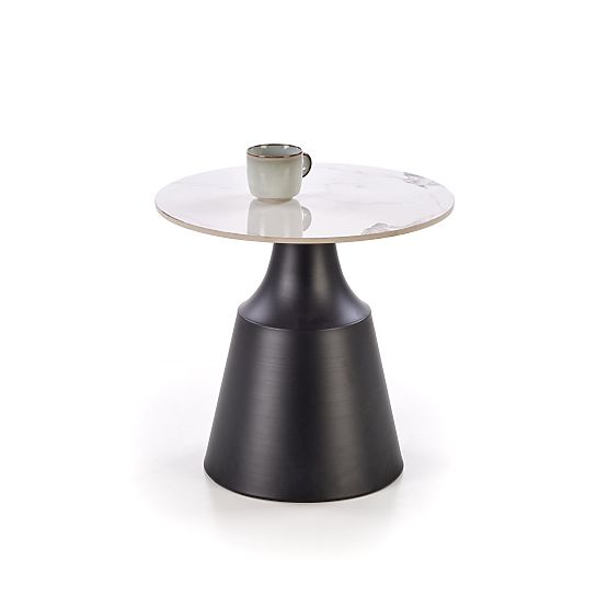 MAGNETA zestaw 2 ław, biały marmur / czarny (2szt=1szt)