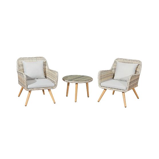 Mały zestaw balkonowy z technoratanu BELICCO