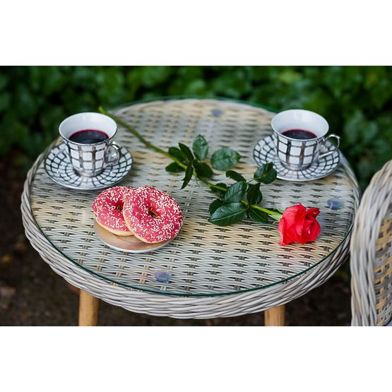 Mały zestaw balkonowy z technoratanu BELICCO