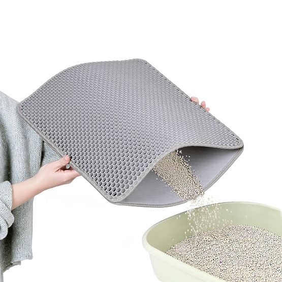 Mata dla kotów wycieraczka Catsy 40x50 cm szara