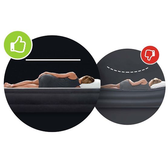 Materac dmuchany do spania 203x152 cm dwuosobowy INTEX 64143