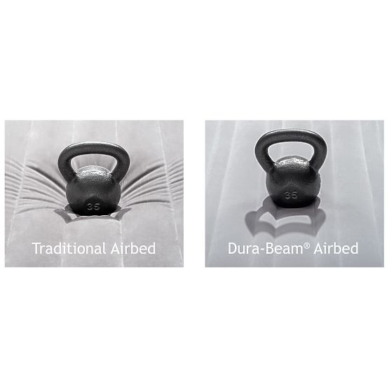 Materac łóżko 236x152cm z pompką dla 2 osób DELUXE 64448ND