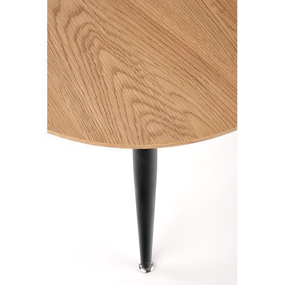 MENTONA 2, zestaw 2 ławek dąb złoty/czarny (2 sztuki = 1 zestaw)