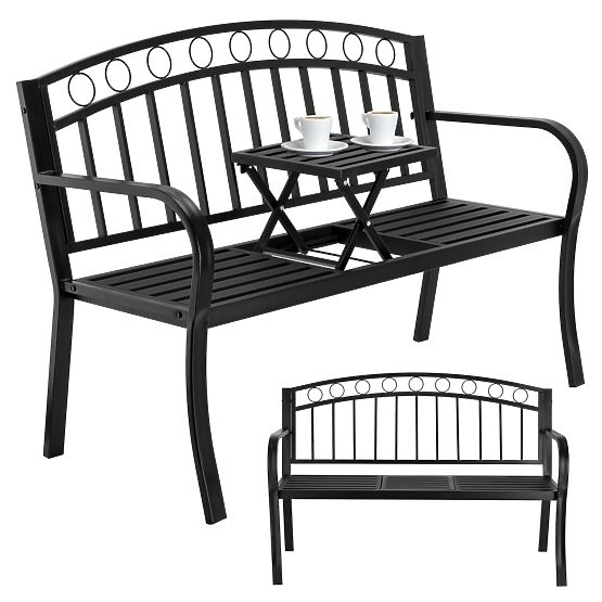 Metalowa ławka ogrodowa BANCO